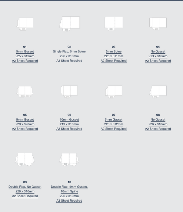 Custom Presentation Folders