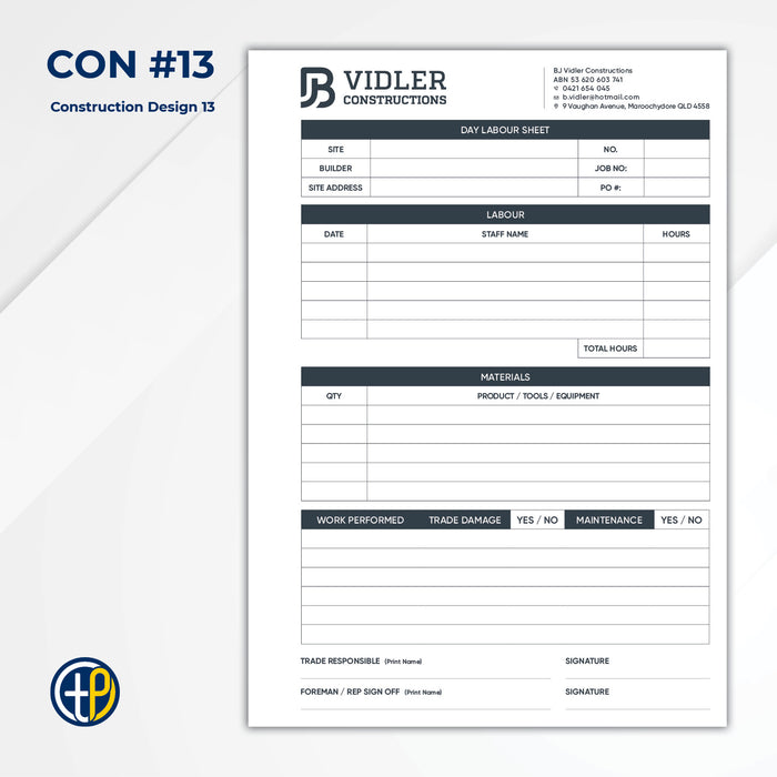 A4 Triplicate Carbonless Books