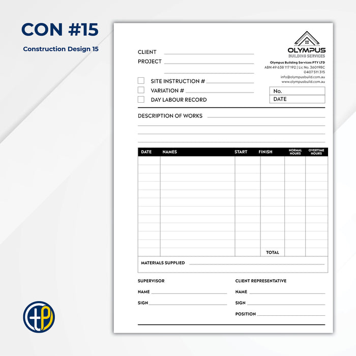 A4 Triplicate Carbonless Books