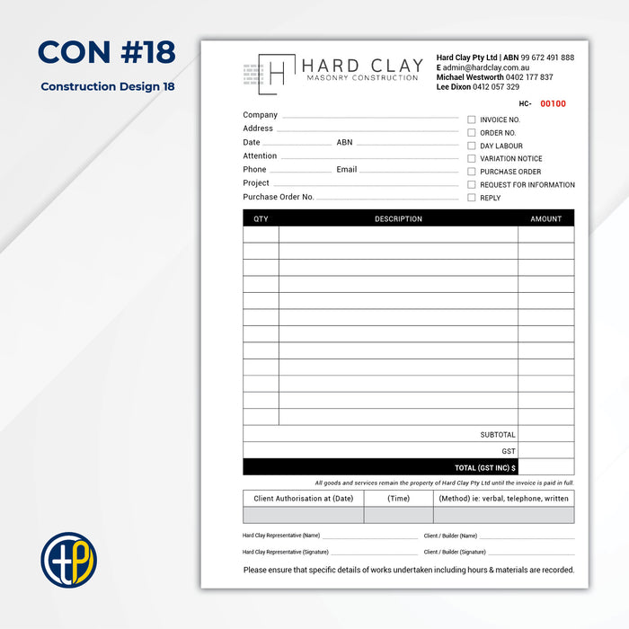 A4 Triplicate Carbonless Books
