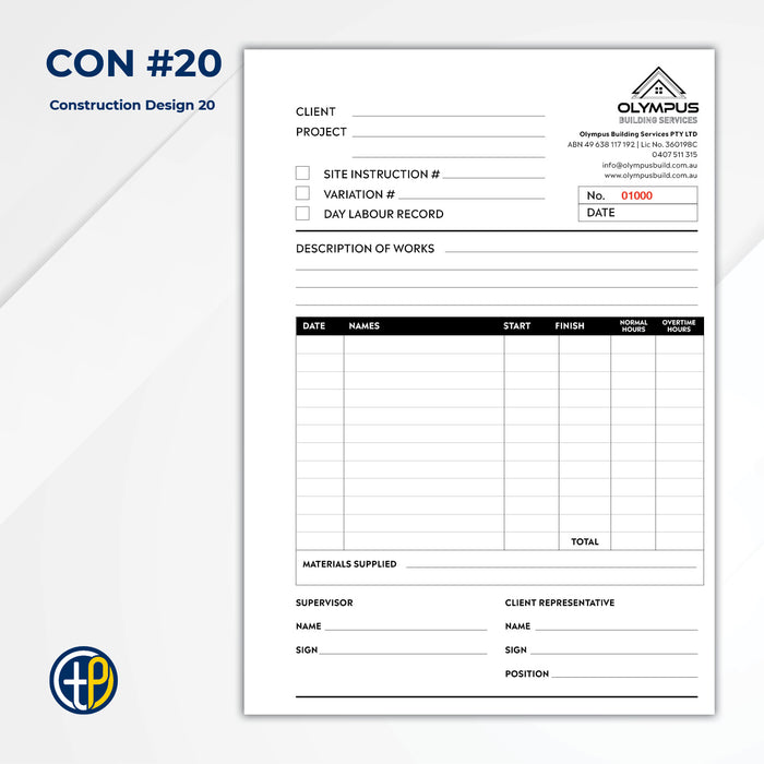 A4 Triplicate Carbonless Books