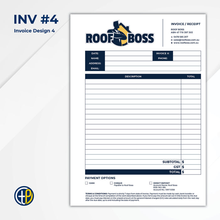 A4 Triplicate Carbonless Books
