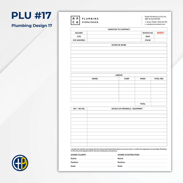 A4 Triplicate Carbonless Books