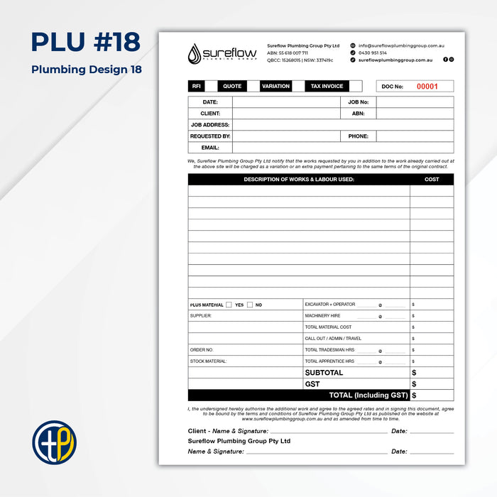 A4 Triplicate Carbonless Books