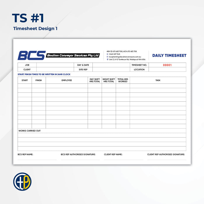 A4 Triplicate Carbonless Books