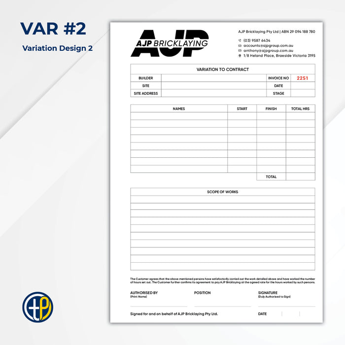 A4 Triplicate Carbonless Books