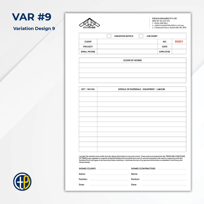 A4 Triplicate Carbonless Books