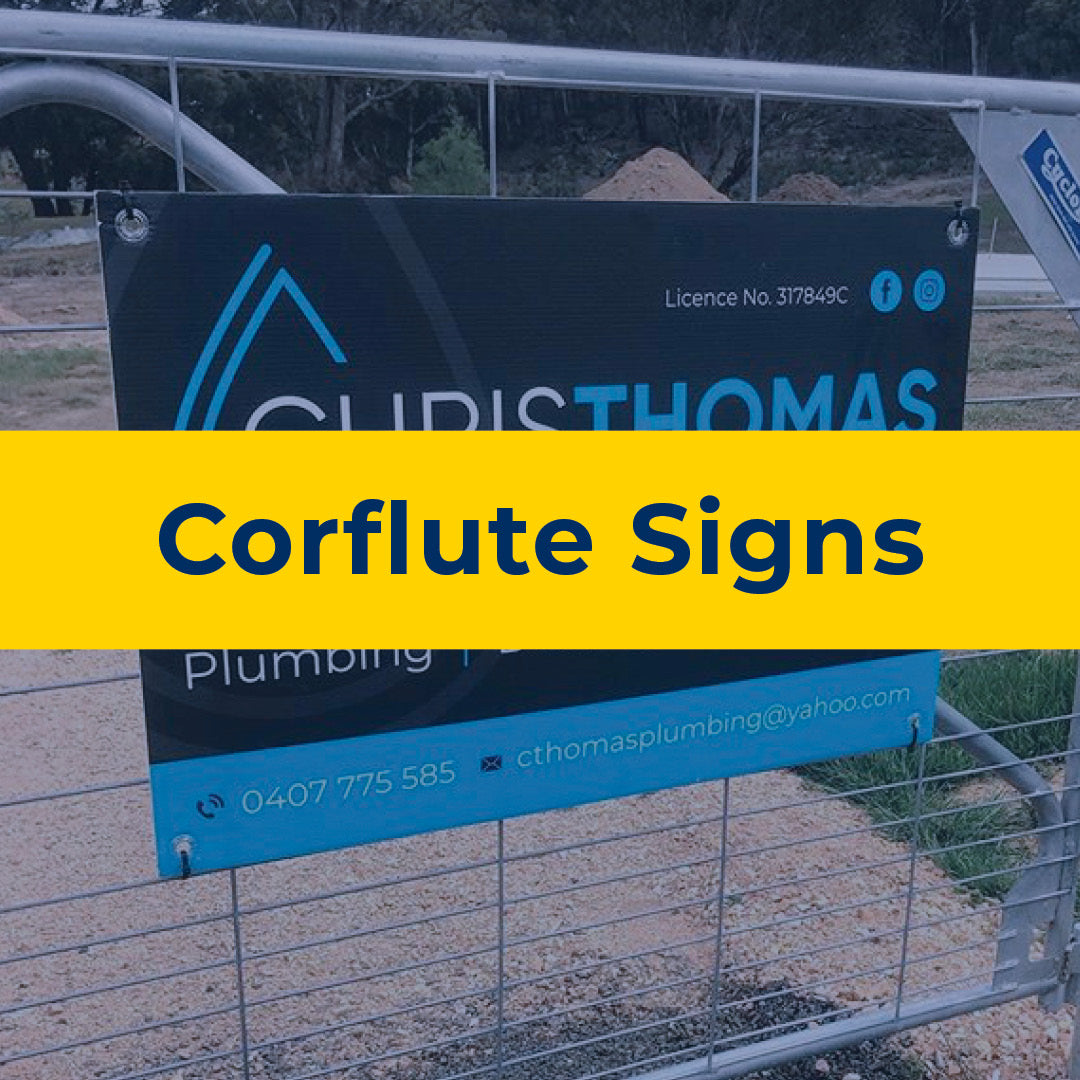 corflute signs