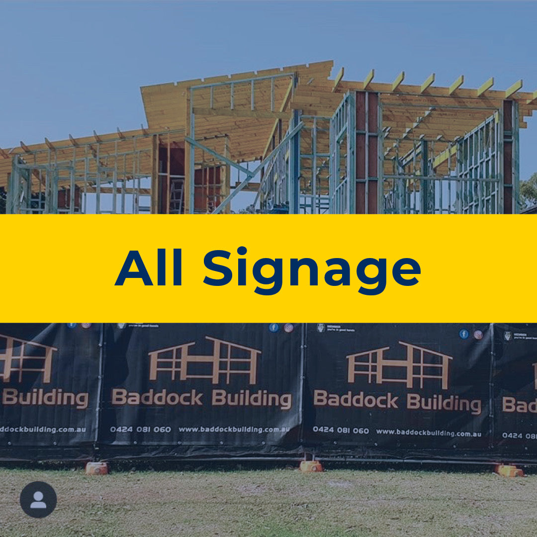 all signage