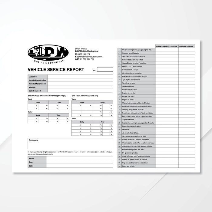 Triplicate Carbonless Books - Tradie Packs