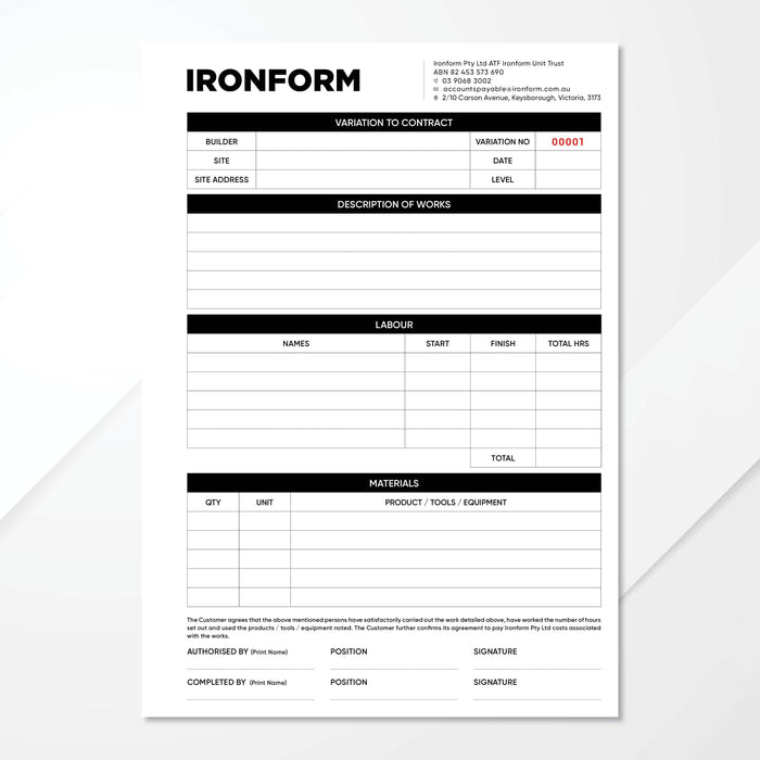 Duplicate Carbonless Books - Tradie Packs