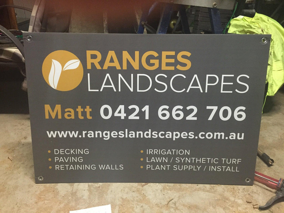 Branding Corflute Signs - 900 x 600mm - Tradie Packs