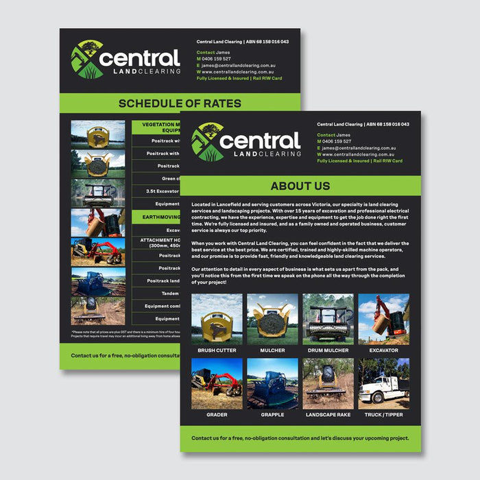 Flyers Design and Print - Tradie Packs