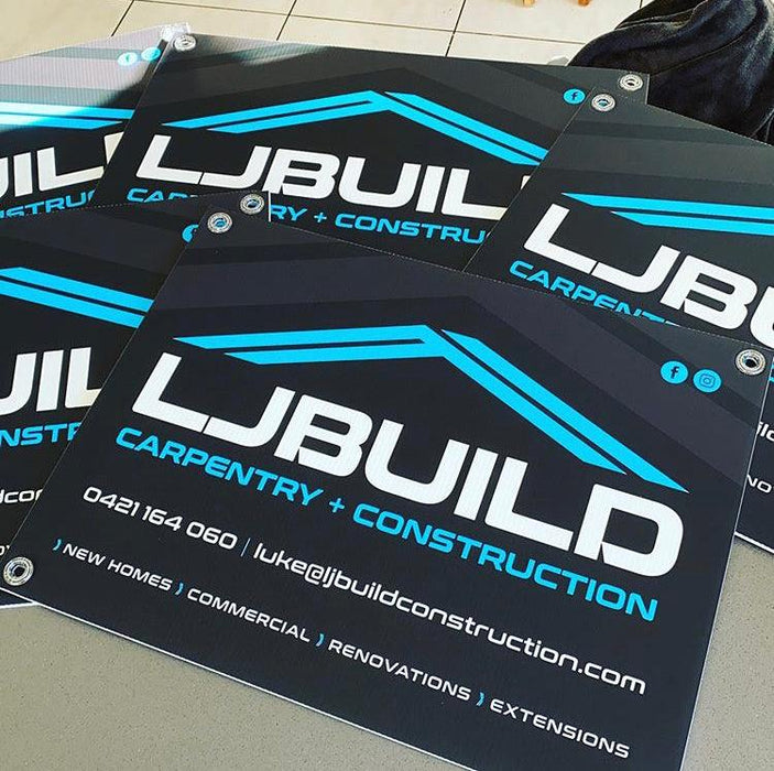 Small Corflute Signs - 600 x 450mm - Tradie Packs