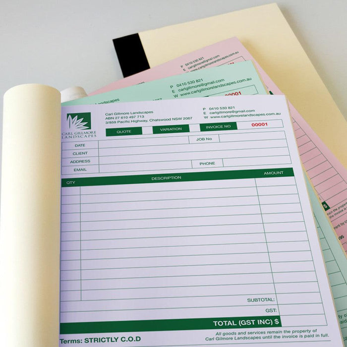 Triplicate Carbonless Books - Tradie Packs