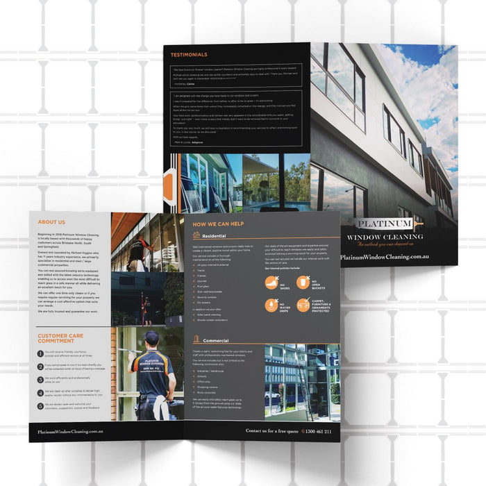 Window Cleaning Capability Statement - Tradie Packs