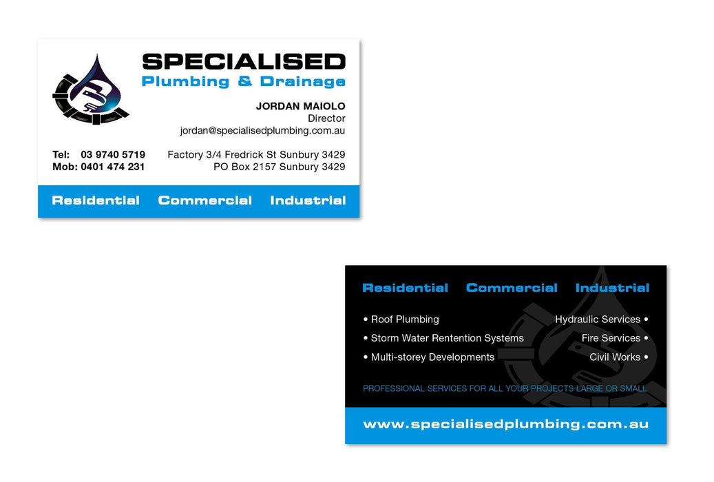 Standard Business Cards - Tradie Packs