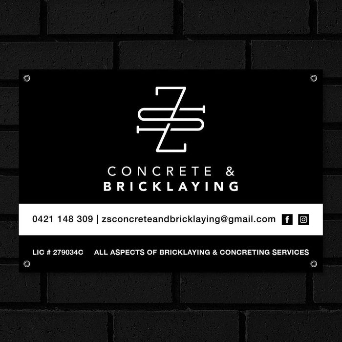 Branding Corflute Signs - 900 x 600mm - Tradie Packs