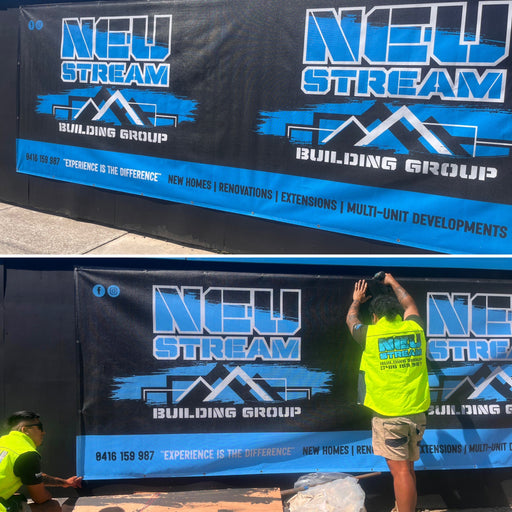 5 Meter Custom Banner Mesh Panels