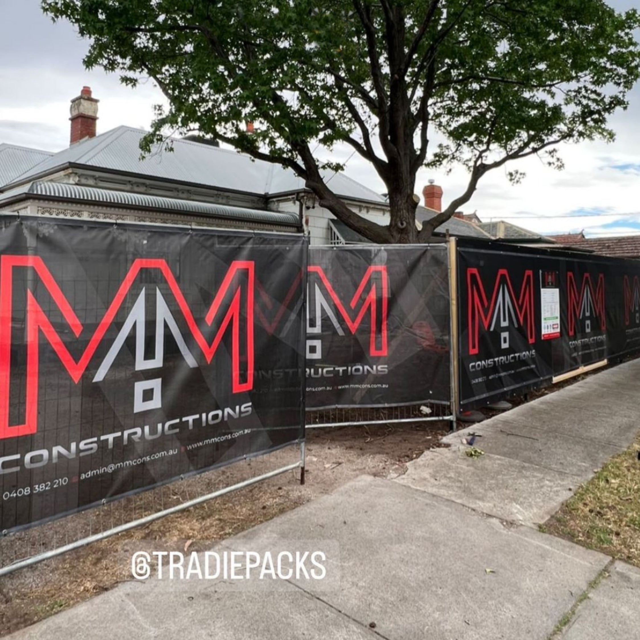 Custom Mesh Banner Design, Custom Printed Mesh Banners, & Fence Banner ...