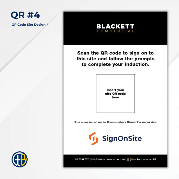 Medium Site Safety Corflute Signs - 900 x 600mm