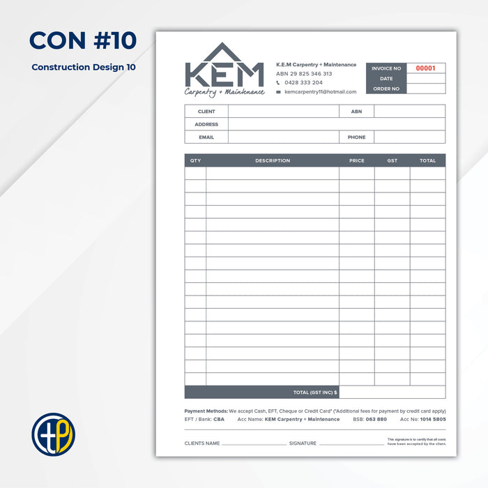 A4 Triplicate Carbonless Books