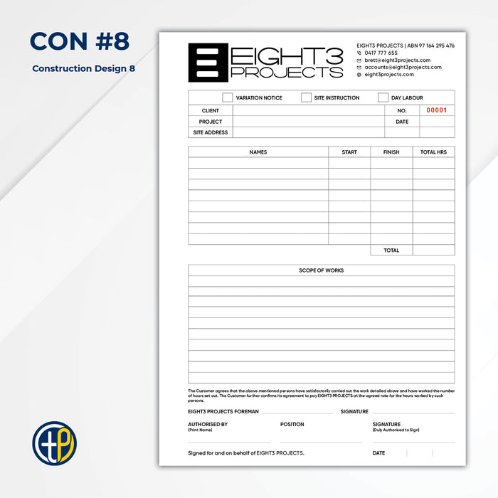 A4 Triplicate Carbonless Books