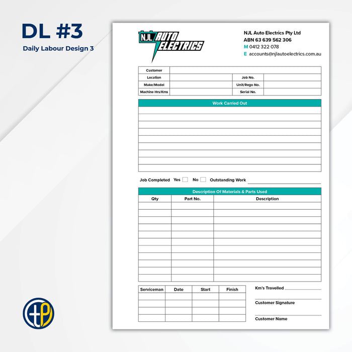 A4 Triplicate Carbonless Books