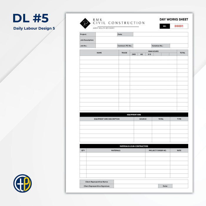 A4 Triplicate Carbonless Books
