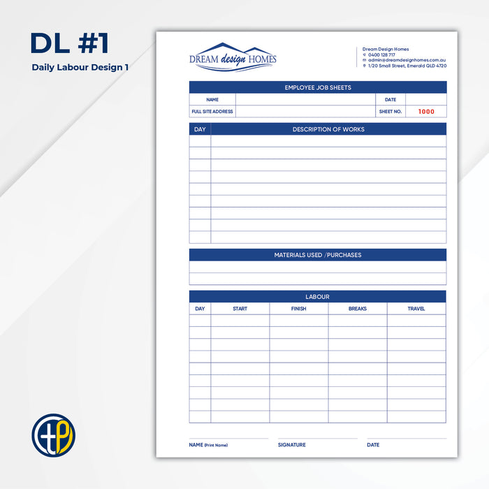 A4 Triplicate Carbonless Books