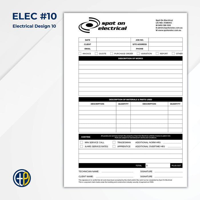 A4 Triplicate Carbonless Books