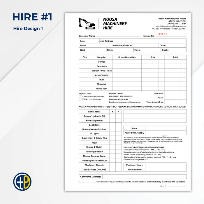 A4 Triplicate Carbonless Books