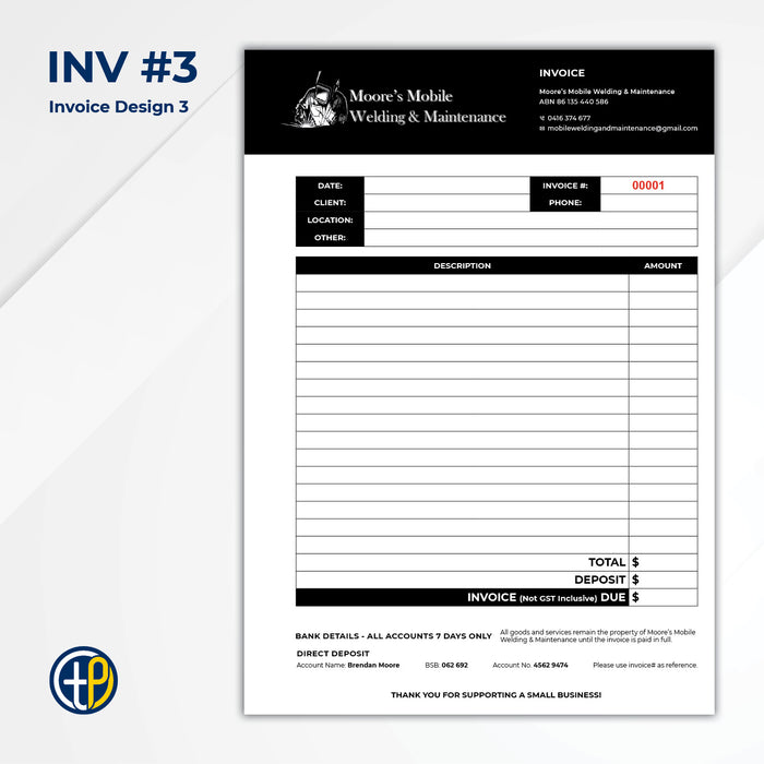 A5 Triplicate Carbonless Books