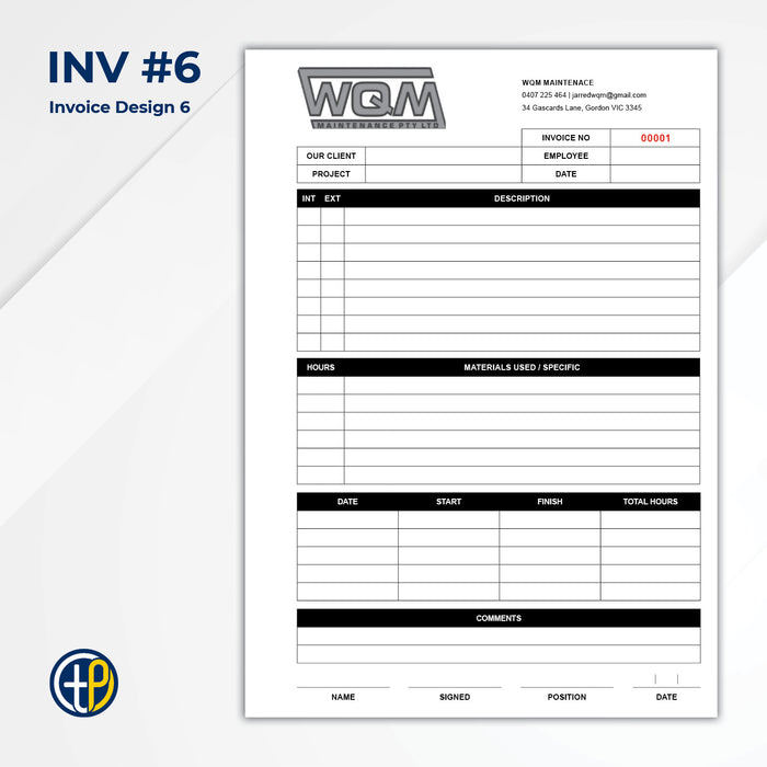 A5 Triplicate Carbonless Books