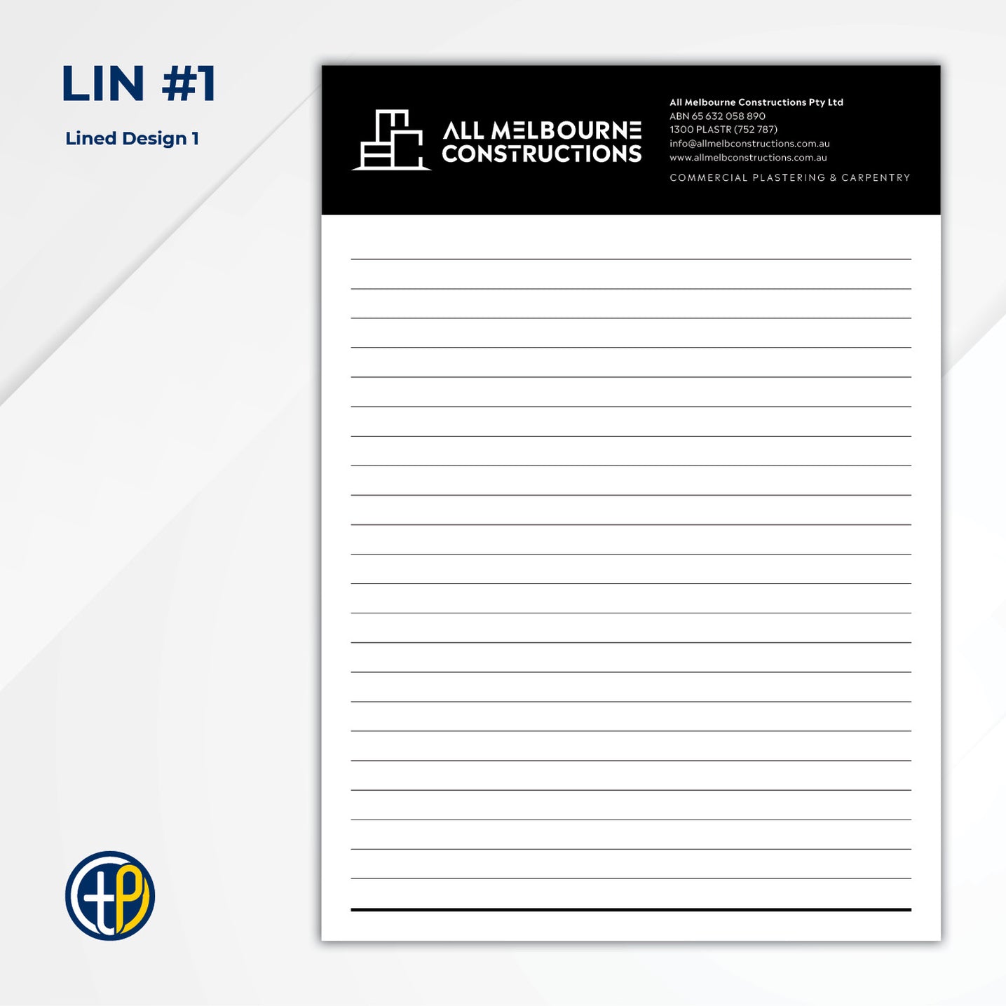 Custom A4 Notepads | Design & Printing — Tradie Packs
