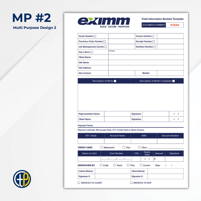 A4 Triplicate Carbonless Books