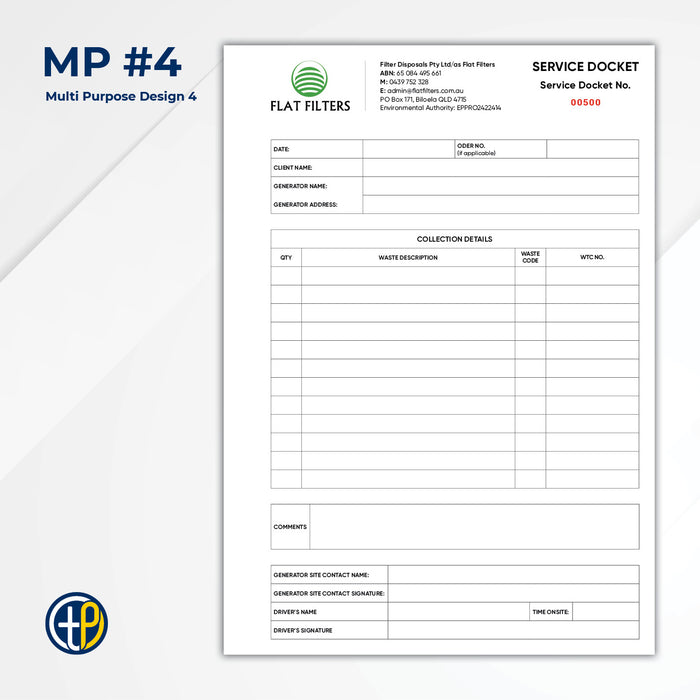 A4 Triplicate Carbonless Books