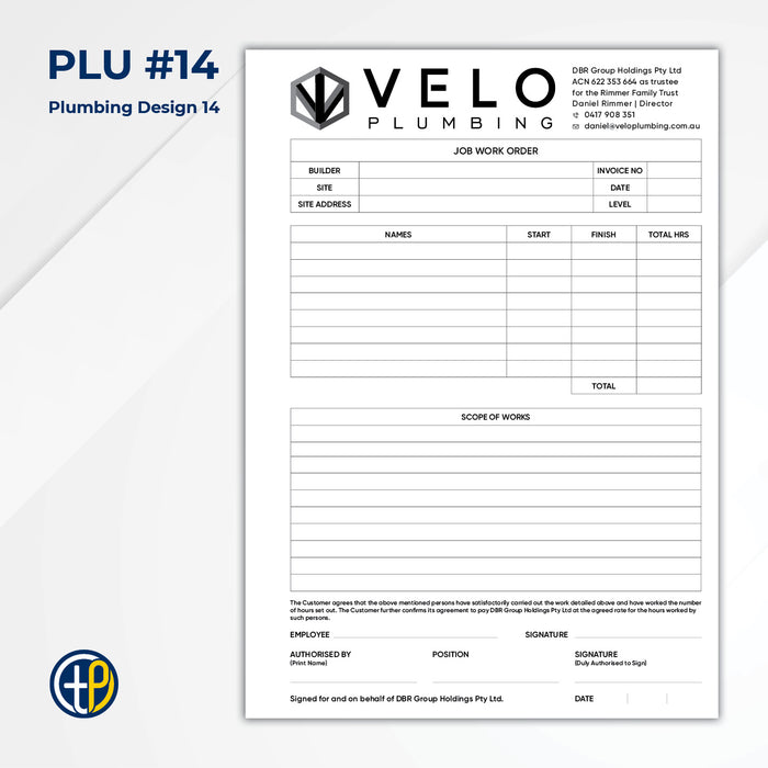 A4 Triplicate Carbonless Books