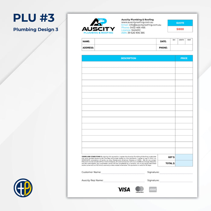 A5 Triplicate Carbonless Books