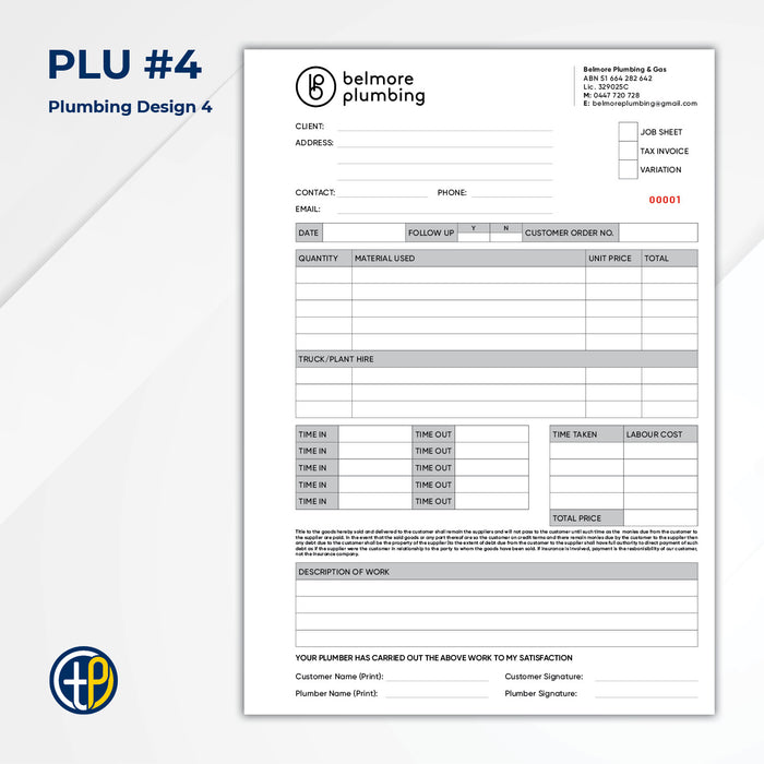 A4 Triplicate Carbonless Books