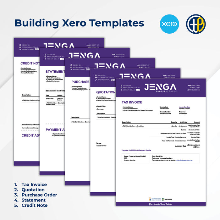 Xero Invoice and Quote Templates