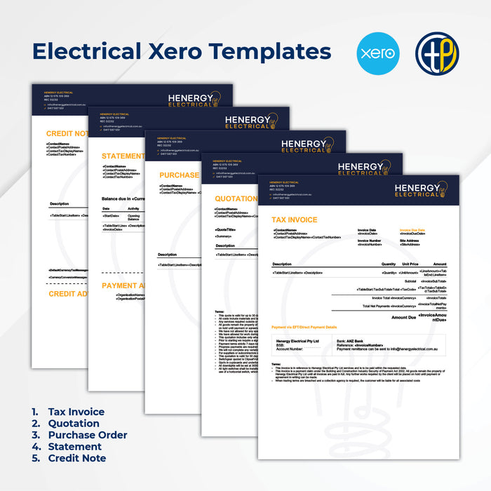 Xero Invoice and Quote Templates