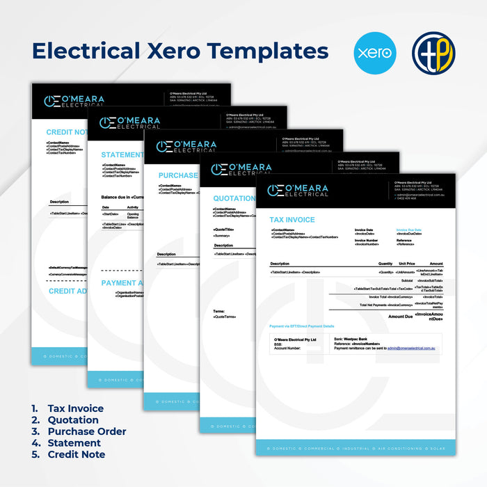 Xero Invoice and Quote Templates