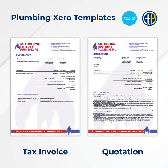 Xero Invoice and Quote Templates