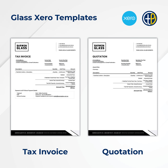 Xero Invoice and Quote Templates