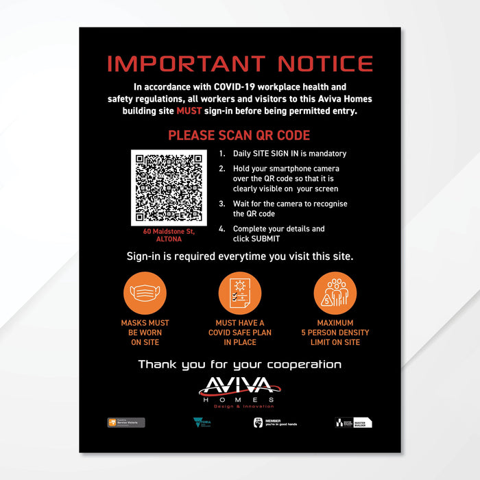 COVID-19 Signage - Tradie Packs