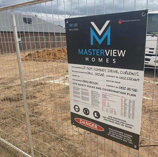 Construction Site Signage | Signage Construction Site Access — Tradie Packs