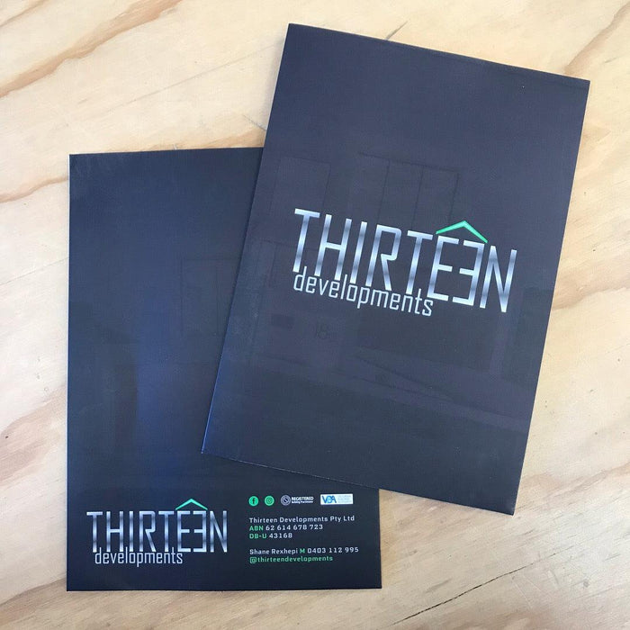 Custom Presentation Folders - Tradie Packs