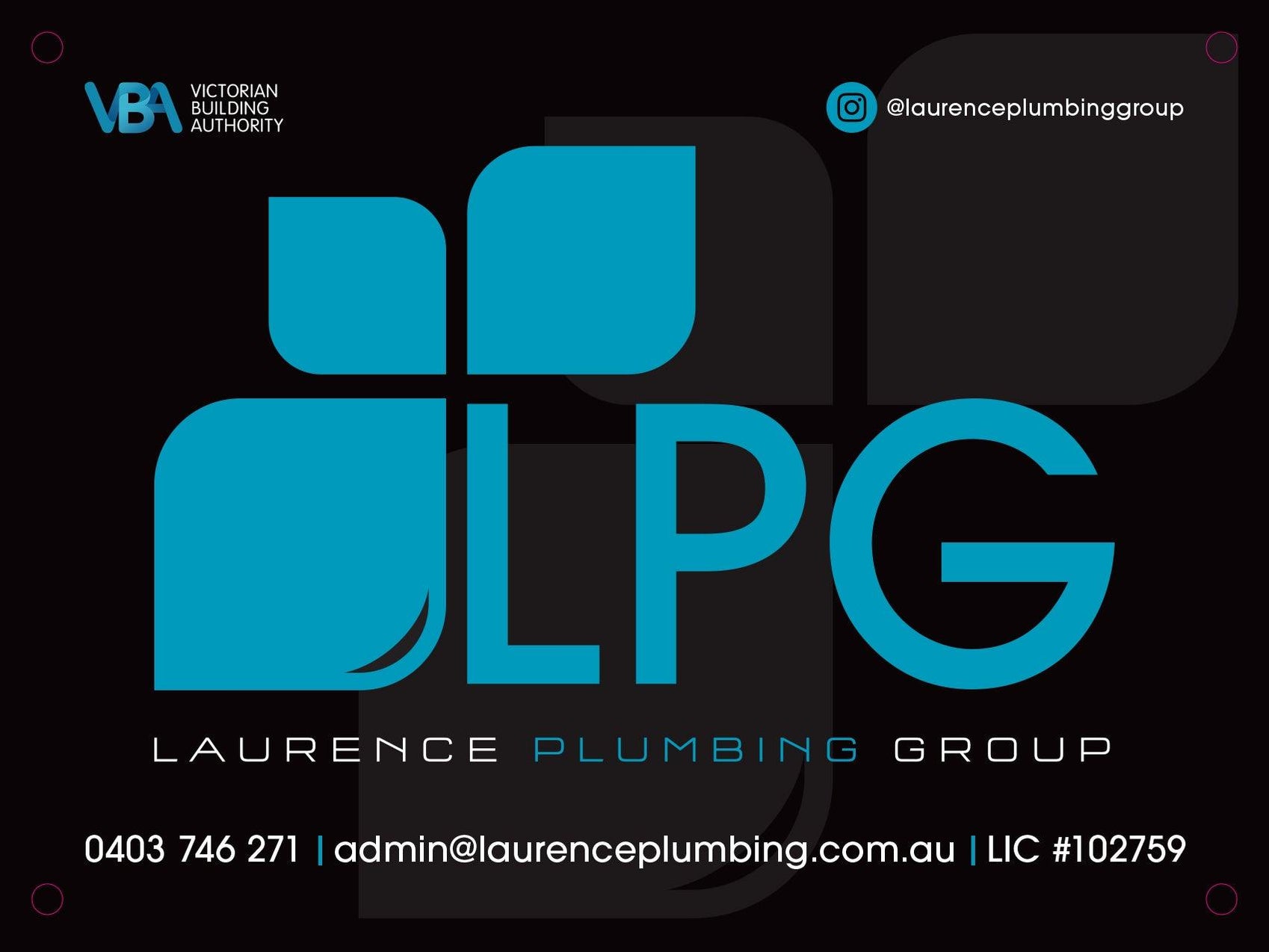 Small Corflute Signs Printing Site Signage — Tradie Packs