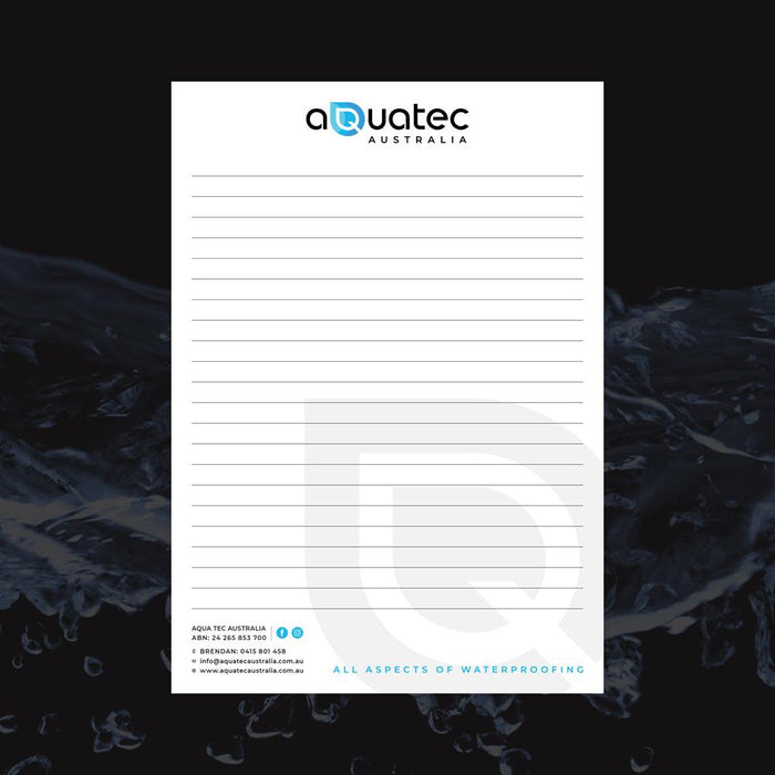 Custom A4 Notepads - Tradie Packs
